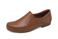 Women Courts Flat SY-07 Tan Nappa